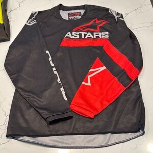 Alpinestars Black and Red Racing Jersey